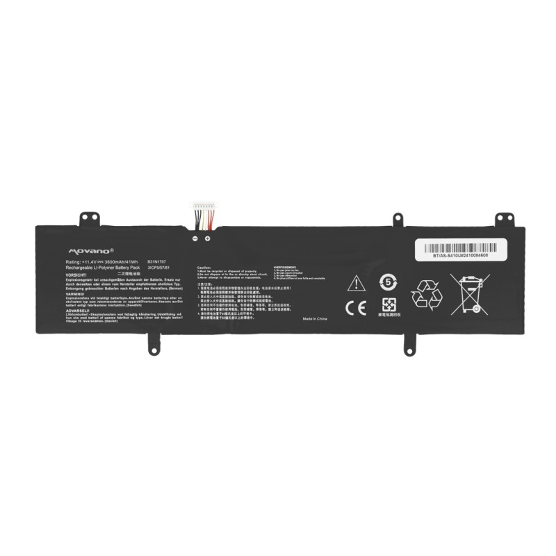 Bateria Movano do Asus VivoBook F411U, S410U, X411U | PartsPC.pl