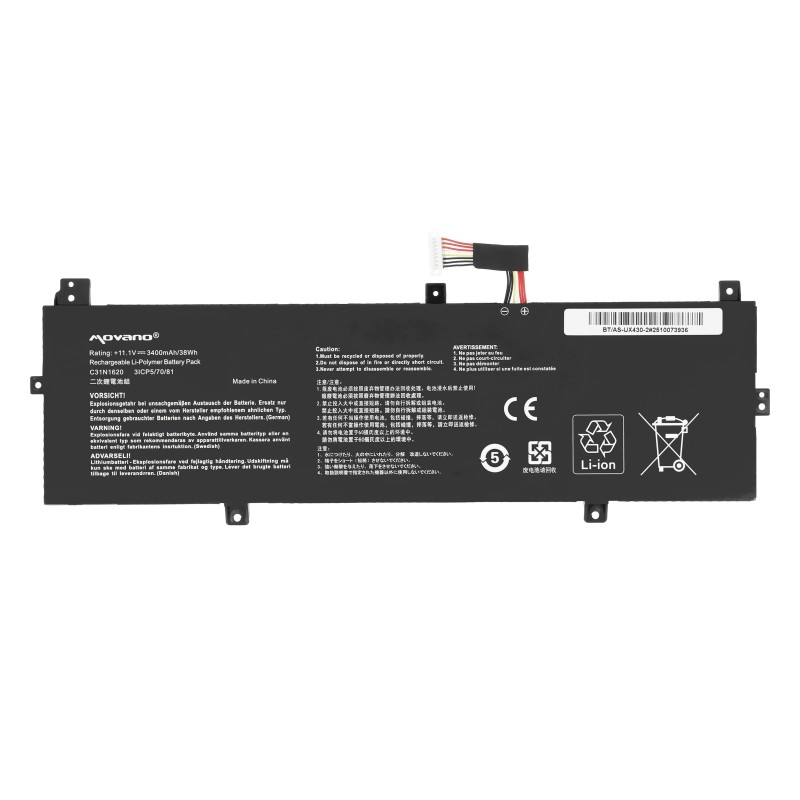 Bateria Movano do Asus UX3400U, P5440F | PartsPC.pl