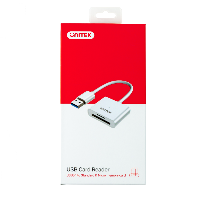 Unitek Y-9321 USB 3.0 czytnik kart SD/microSD | PartsPC.pl