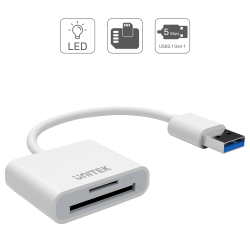 Unitek Y-9321 USB 3.0 czytnik kart SD/microSD | PartsPC.pl