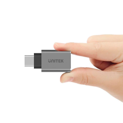 Unitek Y-A025CGY adapter USB TypC do USB (F) ALU | PartsPC.pl