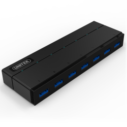 Unitek Y-3184 hub 7x USB 3.0 z zasilaczem i BC 1.2 | PartsPC.pl