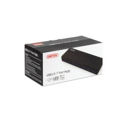 Unitek Y-3184 hub 7x USB 3.0 z zasilaczem i BC 1.2 | PartsPC.pl