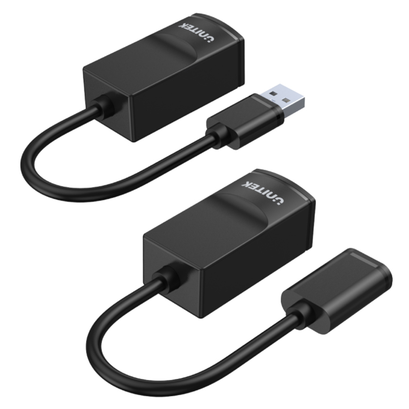 Unitek Y-UE01001 przedłużacz USB po skrętce 60m | PartsPC.pl