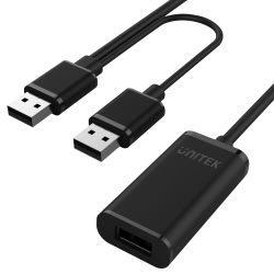 Unitek Y-279 wzmacniacz sygnału USB 2.0 20M | PartsPC.pl