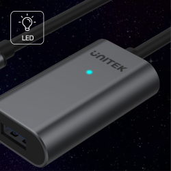 Unitek U304A wzmacniacz sygnału USB-C na USB(A) 5M | PartsPC.pl