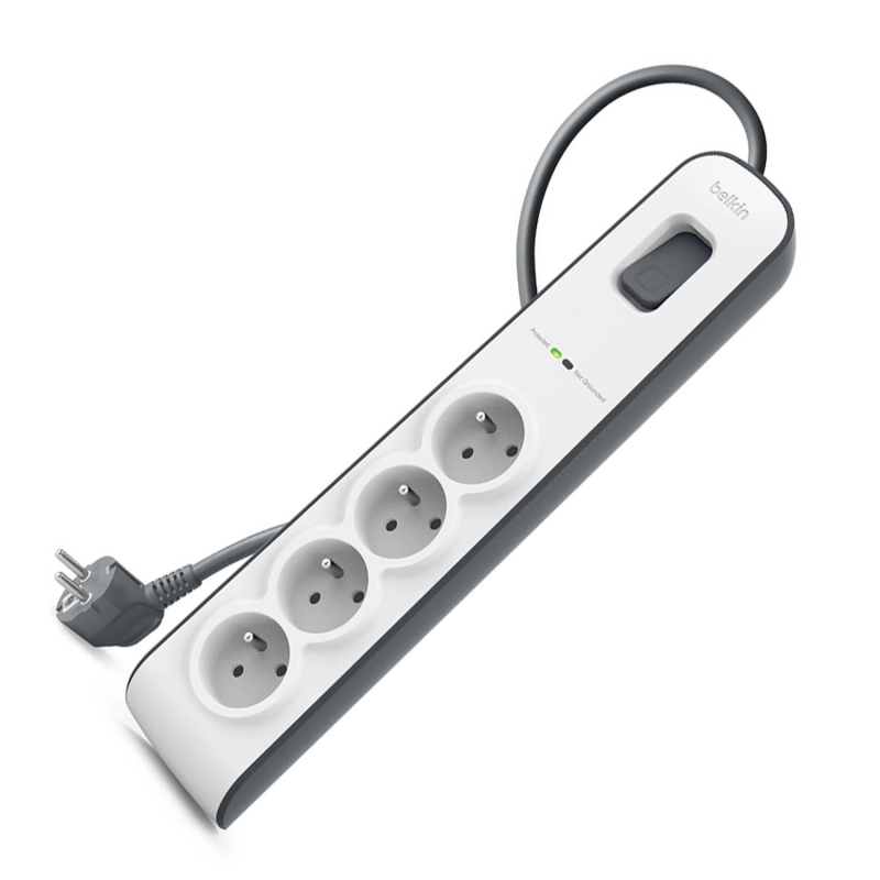 Belkin Listwa zasilająca przeciwprzepięciowa 525J, 4... | PartsPC.pl