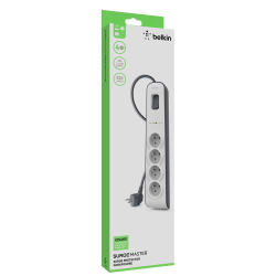 Belkin Listwa zasilająca przeciwprzepięciowa 525J, 4... | PartsPC.pl