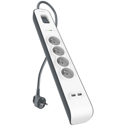 Belkin Listwa zasilająca przeciwprzepięciowa 525J, 4... | PartsPC.pl