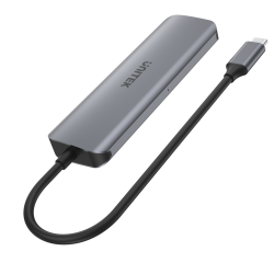 Unitek hub USB-C 3xUSB 3.1 Gen1 PD 100W SD microSD H1107C | PartsPC.pl