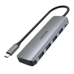 Unitek Aktywny hub USB-C 4xUSB 3.1 Gen1 microUSB | PartsPC.pl