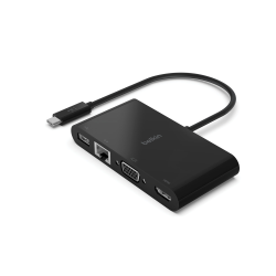 Belkin USB-C Multimedia Adapter Black - Dyski twarde | PartsPC.pl