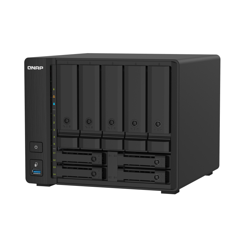 QNAP TS-932PX-4G | 9-zatokowy serwer NAS(5x 3,5" 4x 2,5"), ARM, 4GB RAM, 2x 10GbE SFP+, Tower