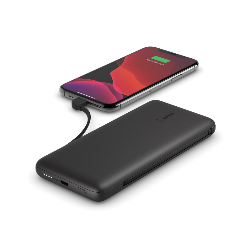 Belkin Powerbank 10 000 mAh, 23W, wbudowane kable USB-C... | PartsPC.pl