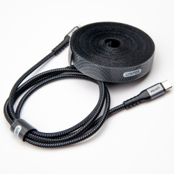 Unitek rzep organizer do kabli czarny 5 m OT142BK | PartsPC.pl