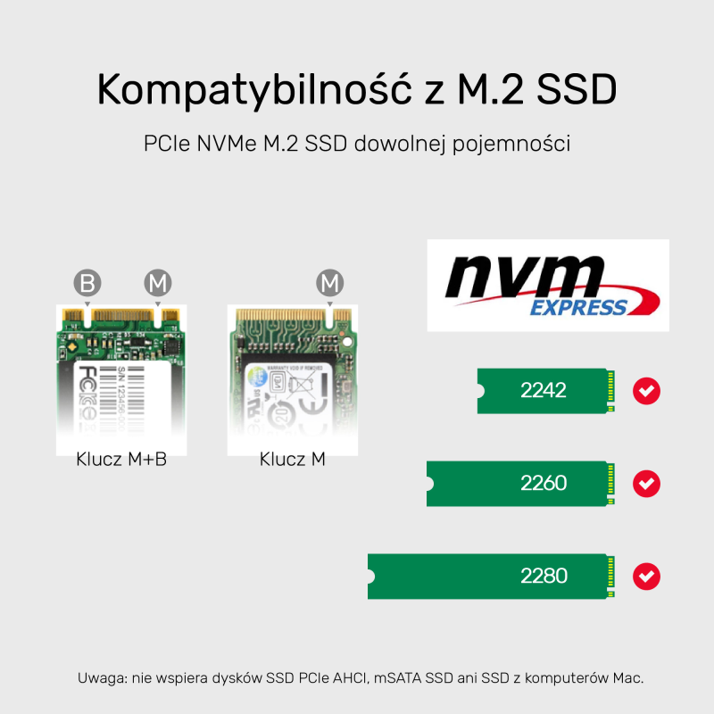 Unitek Stacja klonująca 2x M.2 PCIe/NVMe 20 Gbps | PartsPC.pl