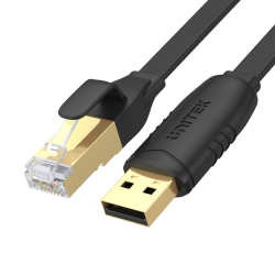 Unitek kabel RJ-45 na USB-A konsolowy 1,8m | PartsPC.pl