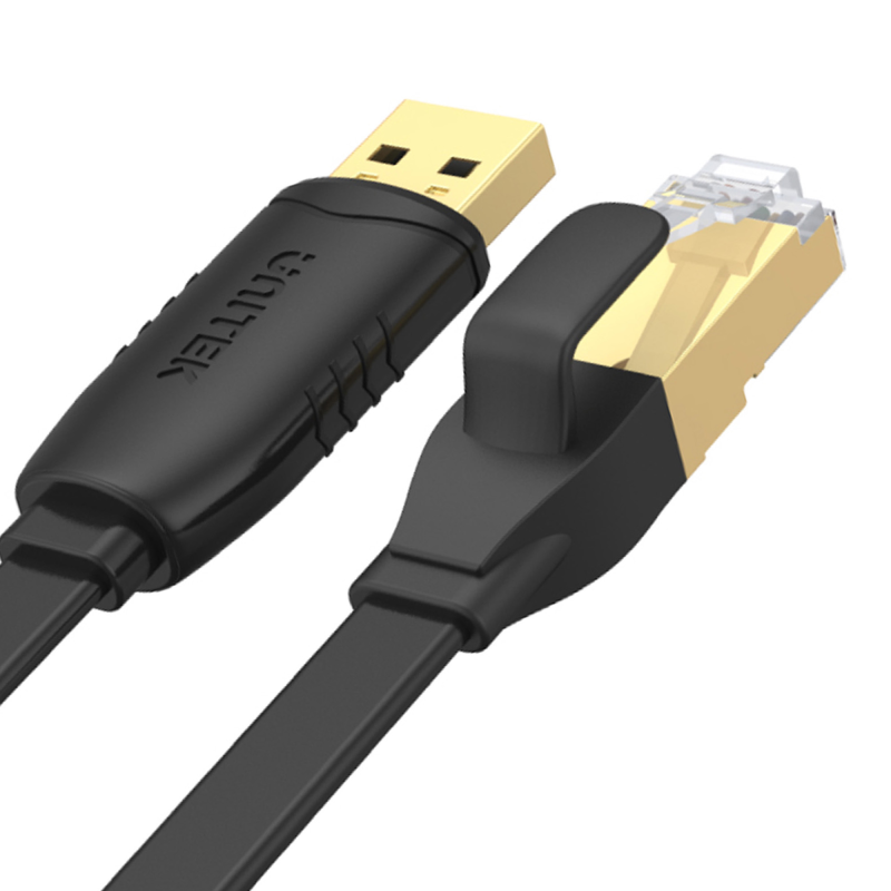 Unitek kabel RJ-45 na USB-A konsolowy 1,8m | PartsPC.pl