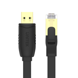 Unitek kabel RJ-45 na USB-A konsolowy 1,8m | PartsPC.pl