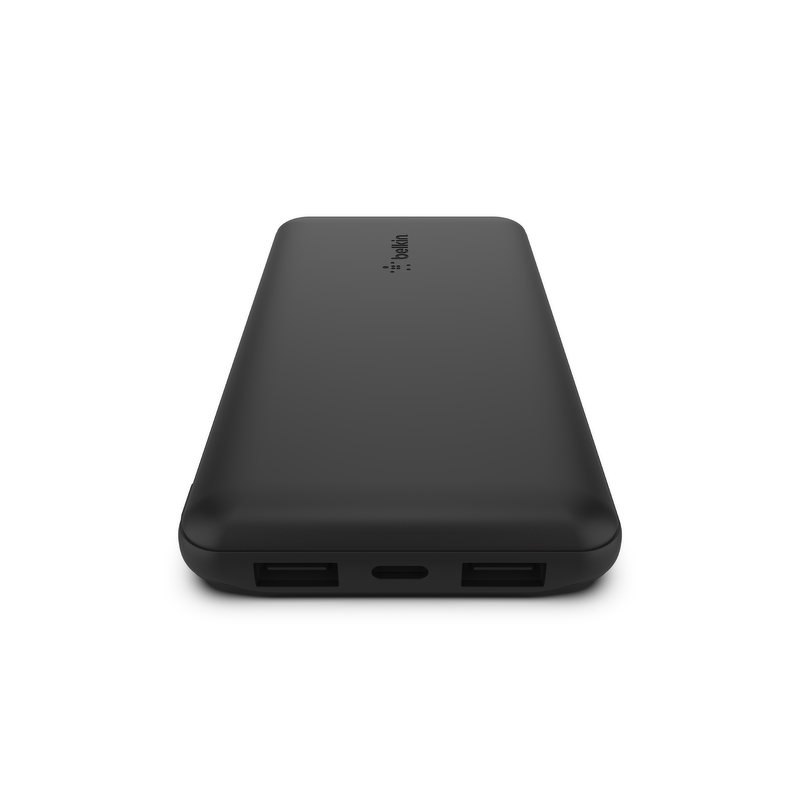 Belkin Powerbank 10 000 mAh, 2x USB-A, USB-C 15W, czarny | PartsPC.pl