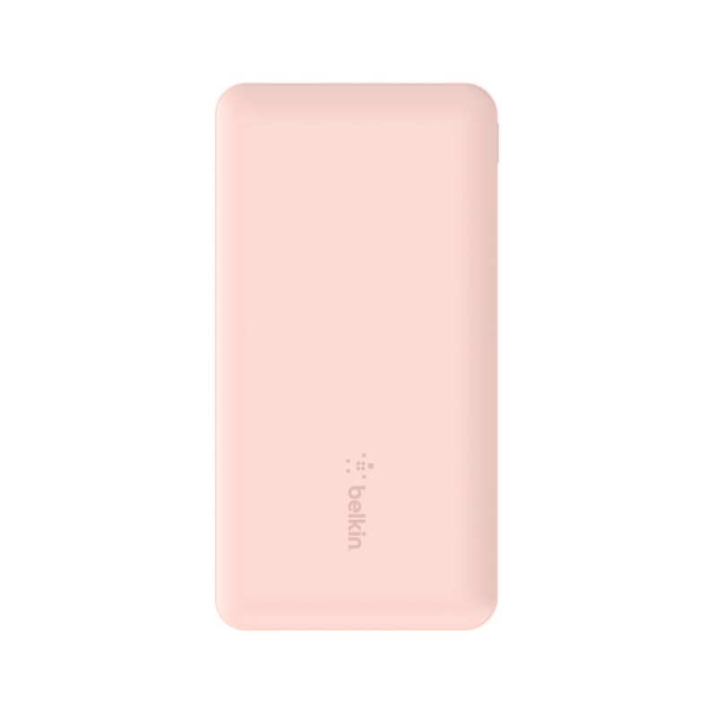 Belkin Powerbank 10 000 mAh, 2x USB-A, USB-C 15W, różowy | PartsPC.pl