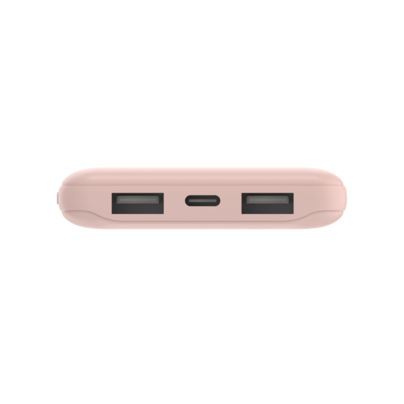 Belkin Powerbank 10 000 mAh, 2x USB-A, USB-C 15W, różowy | PartsPC.pl