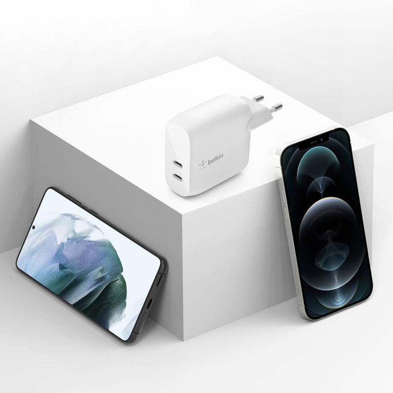 Belkin ładowarka sieciowa podwójna 2x USB C, Power... | PartsPC.pl