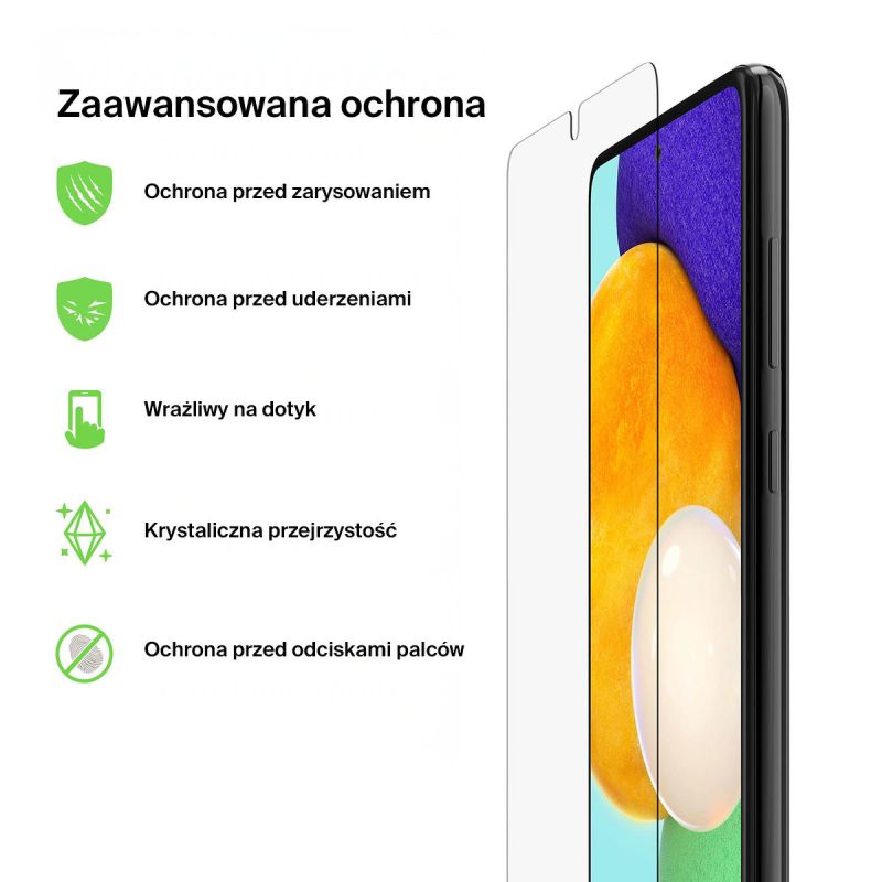 Belkin Szkło na Samsung A52, Tempered Glass, z... | PartsPC.pl