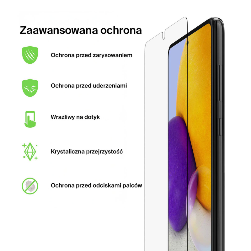Belkin Szkło na Samsung A72, Tempered Glass, z... | PartsPC.pl