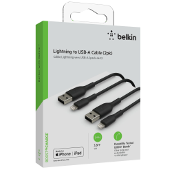 Belkin Kable USB-A na Lightning, zestaw 2 szt., 1m... | PartsPC.pl