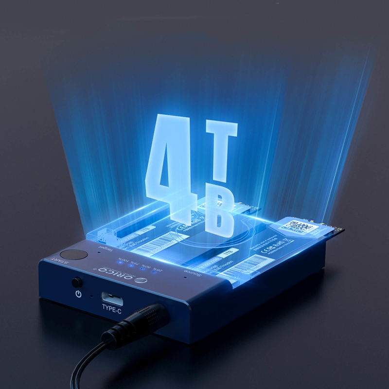 Orico Stacja klonująca dyski M.2 USB-C 10Gbps - Akcesoria | PartsPC.pl