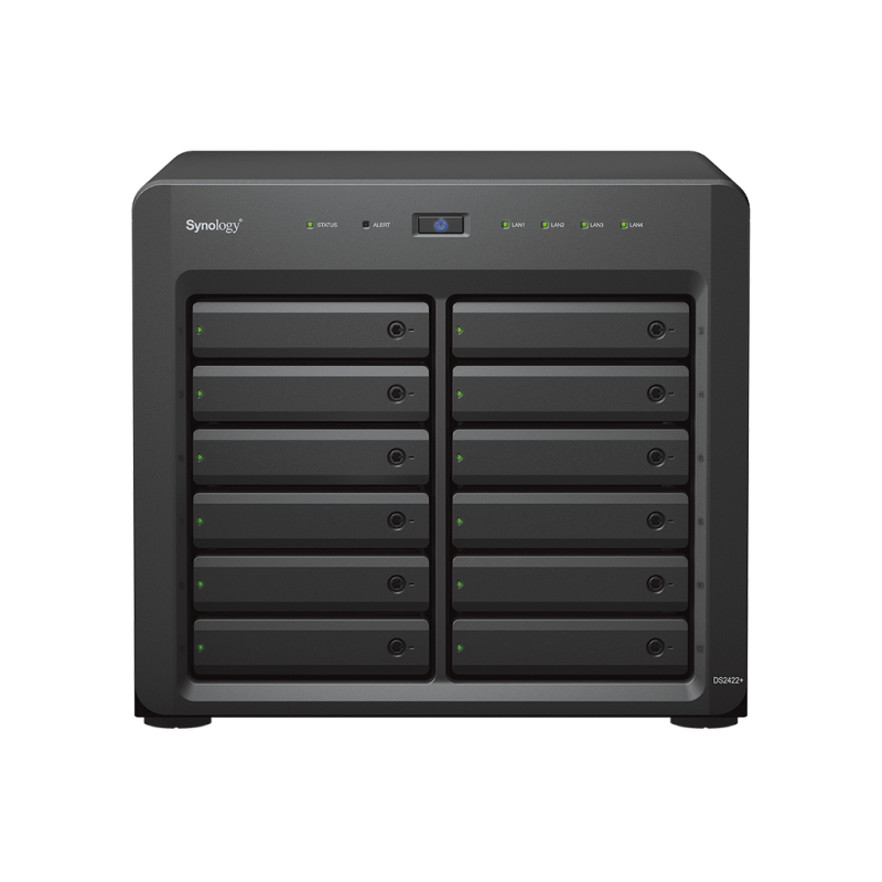 Synology DS2422+ | 12-zatokowy serwer NAS, AMD Ryzen... | PartsPC.pl