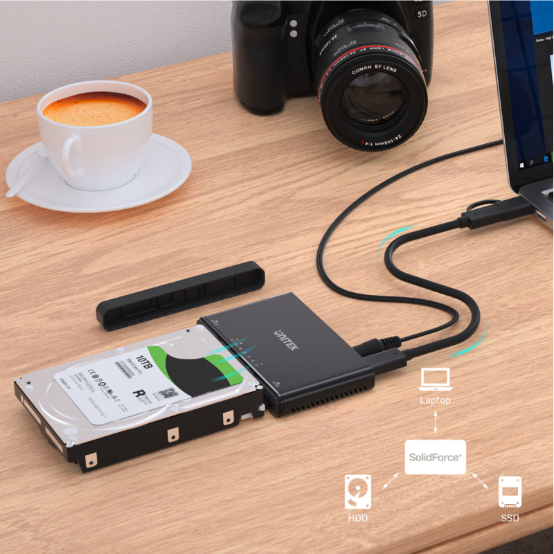 Unitek Mostek / stacja klonująca dyski SATA i M.2 | PartsPC.pl