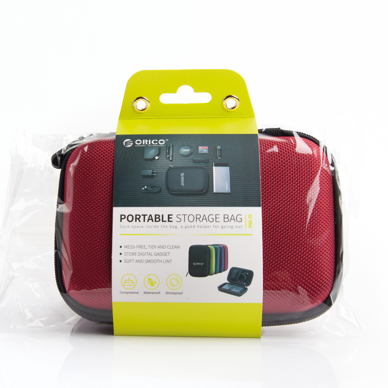 Orico Etui na dysk zewnętrzny, czerwone | PartsPC.pl