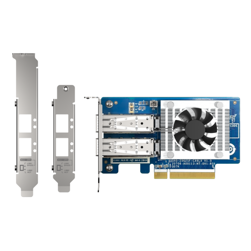 QNAP QXG-25G2SF-CX6 | 2-portowa karta rozszerzeń 25GbE... | PartsPC.pl