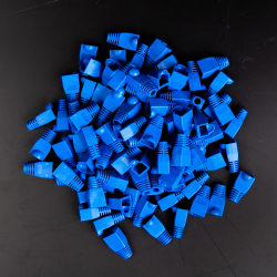 Unitek Osłona wtyku RJ45, 6 mm, 100 szt. niebieska | PartsPC.pl