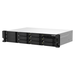 QNAP TS-873AeU-RP-4G | 8-zatokowy płytki serwer NAS, AMD Ryzen, 4GB RAM, 2x 2,5GbE RJ-45, RP, RACK