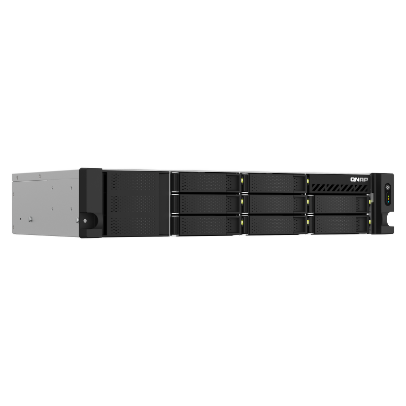 QNAP TS-873AeU-RP-4G | 8-zatokowy płytki serwer NAS, AMD Ryzen, 4GB RAM, 2x 2,5GbE RJ-45, RP, RACK