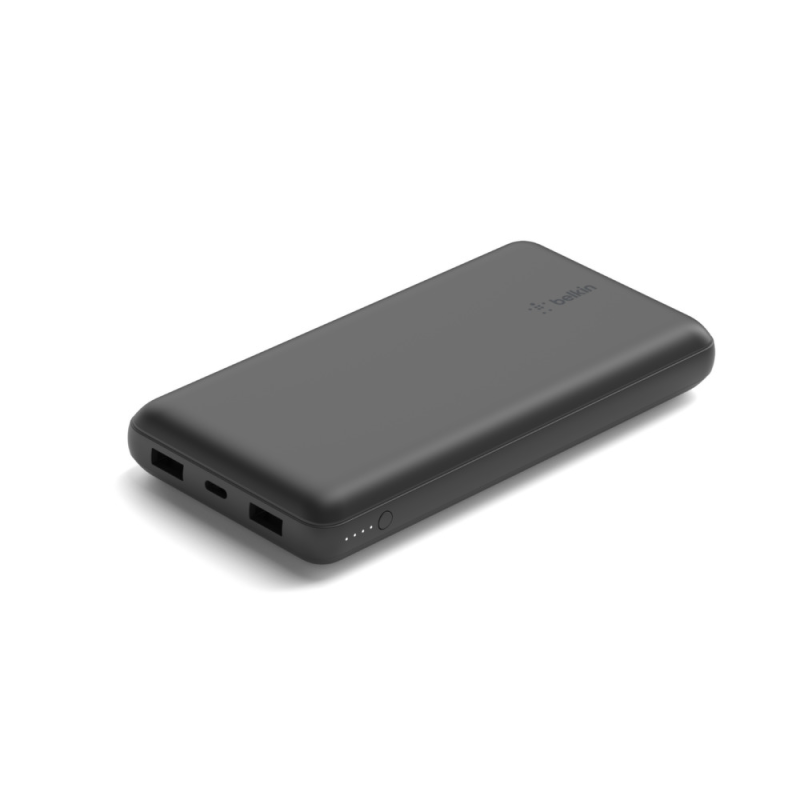 Belkin Powerbank 20 000 mAh, 2x USB-A, USB-C 15W, czarny | PartsPC.pl