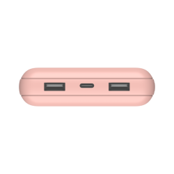 Belkin Powerbank 20 000 mAh, 2x USB-A, USB-C 15W, różowy | PartsPC.pl