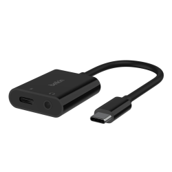 Belkin RockStar Adapter USB-C na Jack 3.5 mm, USB-C 60W... | PartsPC.pl