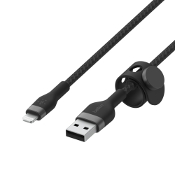 Belkin Kabel USB-A na Lightning, w oplocie, 1m, czarny | PartsPC.pl