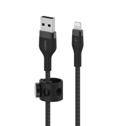 Belkin Kabel w oplocie USB-A na Lightning, 3 m, czarny | PartsPC.pl