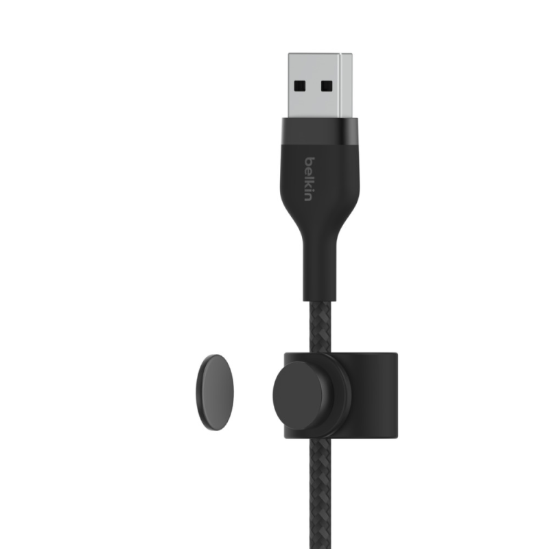 Belkin Kabel w oplocie USB-A na Lightning, 3 m, czarny | PartsPC.pl