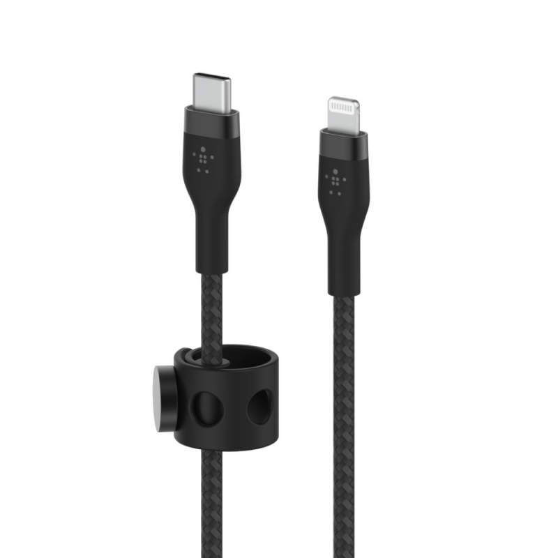 Belkin Kabel w oplocie, USB-C do Lightning, 2 m, czarny | PartsPC.pl