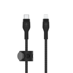 Belkin Kabel w oplocie, USB-C do Lightning, 2 m, czarny | PartsPC.pl