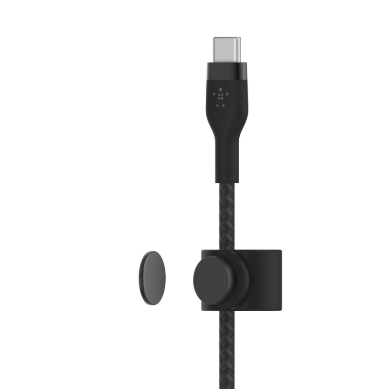 Belkin Kabel w oplocie, USB-C do Lightning, 2 m, czarny | PartsPC.pl