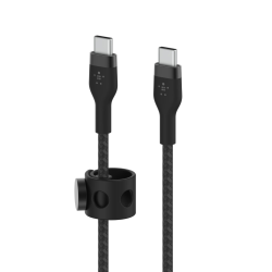 Belkin Kabel USB-C na USB-C, w oplocie, 1m, czarny | PartsPC.pl