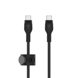 Belkin Kabel USB-C na USB-C, w oplocie, 3m, czarny | PartsPC.pl