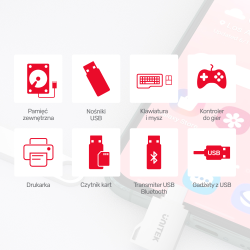 Unitek adapter USB-A na USB-C 3.1 Gen1 A1025GNI | PartsPC.pl